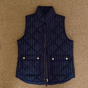 J. Crew quilted down vest